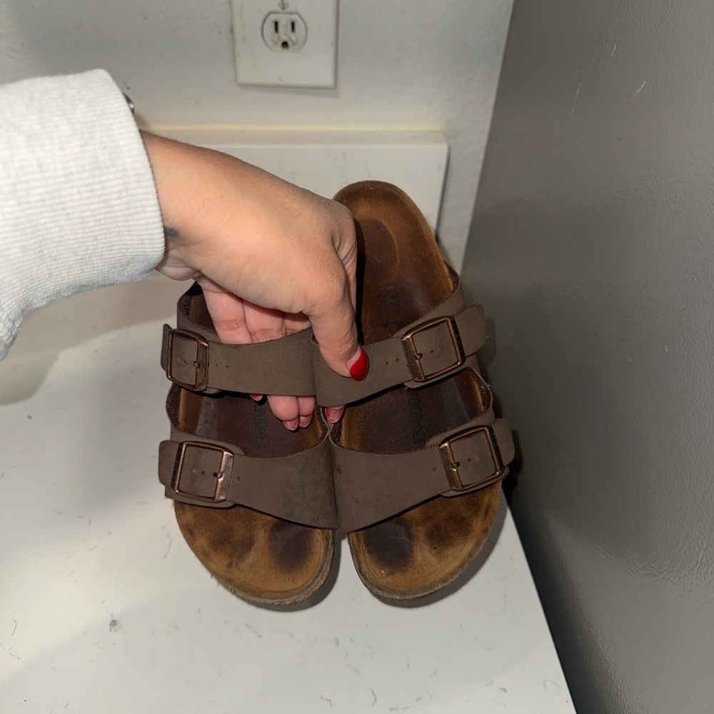 Birkenstock Brown Double Strap Sandals